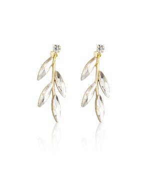 Strass Ohrringe AMELIA goldfarben