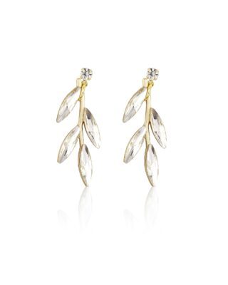 Strass Ohrringe AMELIA goldfarben
