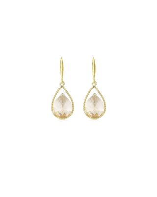 ZOE Kristall Ohrringe in Farbe Gold