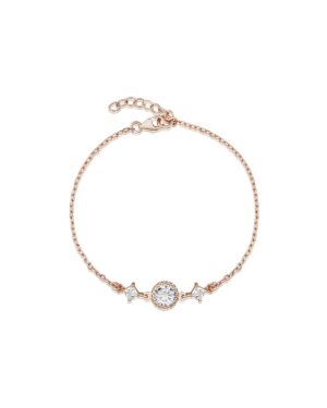 Roségoldfarbenes Zirkonia Armband
