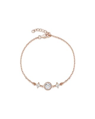 Roségoldfarbenes Zirkonia Armband