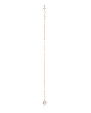 Einhänger als Rückenkette für Brautkleider mit tiefem Rückenausschnitt mit Zirkonia aus 925 Sterling Silber mit 18K-Rosévergoldung aus der Sternenauge Manufaktur