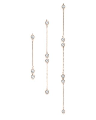 Rückenschmuck Einhänger STELLA in verschiedenen Längen Farbe Roségold
