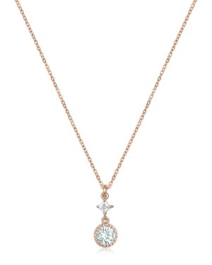 Halskette mit Zirkonia AURELIA in Farbton Roségold