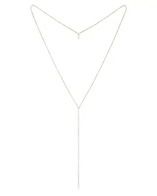 Rückenkette Mila aus 925 Sterling Silber 18k rosévergoldet aus der Sternenauge Manufaktur