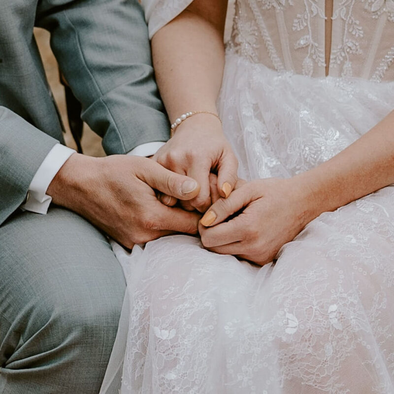 Zartes Perlenarmband für die Hochzeit