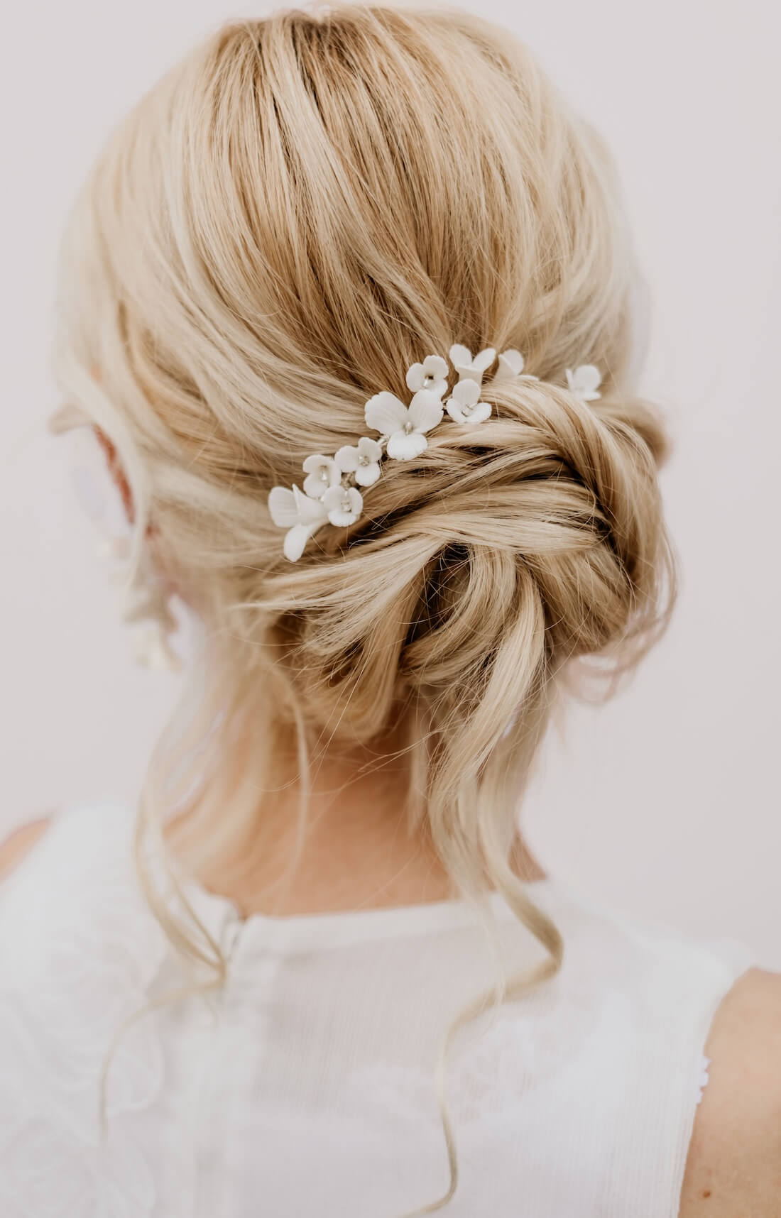 Romantische Frisur für die Hochzeit Updo von Sternenauge