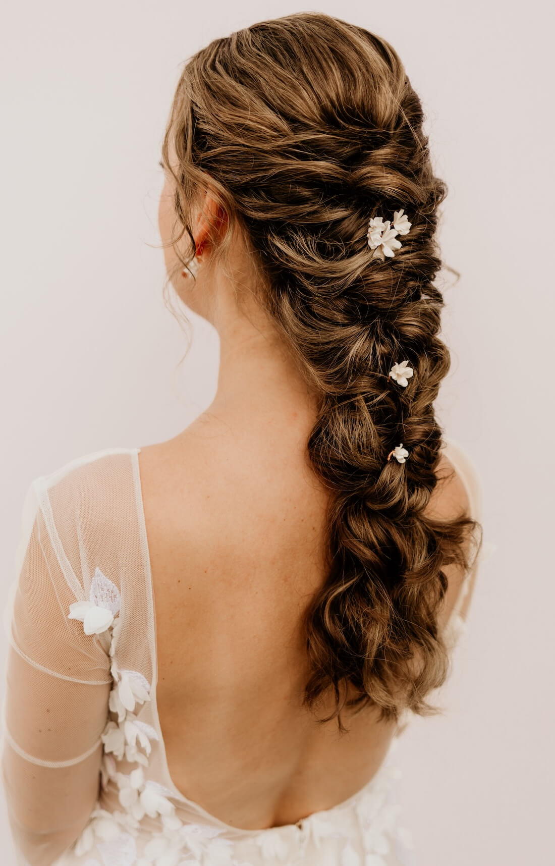 Romantische Frisuren für Hochzeit Elsazopf