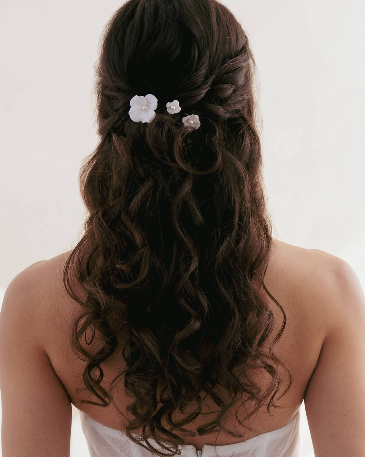 Sternenauge Haarnadeln ALBA 3-er Set in Brautfrisur