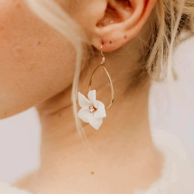 COCO Ohrring Hochzeit mit Blume