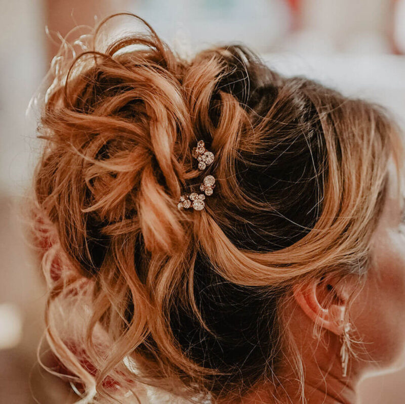 Hochzeitsschmuck Haare Haarnadeln mit Strass