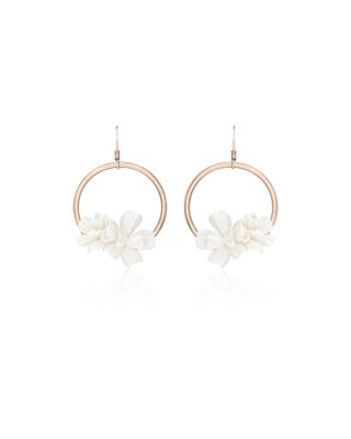 Florale Ohrringe VALERIA im Roségoldton