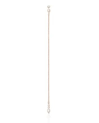 Ros&eacute;goldfarbener Einh&auml;nger als R&uuml;ckenkette f&uuml;r Brautkleider mit tiefem R&uuml;ckenausschnitt, 925 Sterling Silber von Sternenauge
