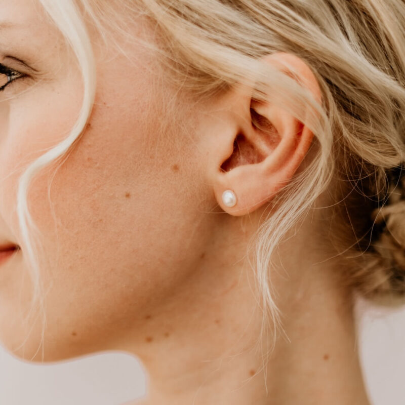 MERLE Perlenohrstecker für die Hochzeit von Sternenauge