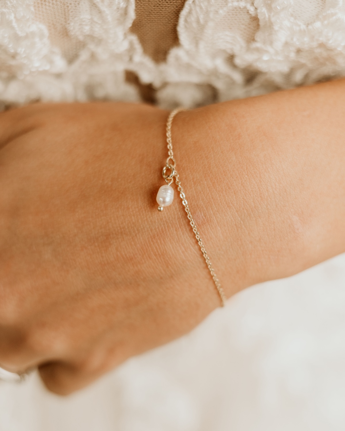 Zartes Perlen Armband