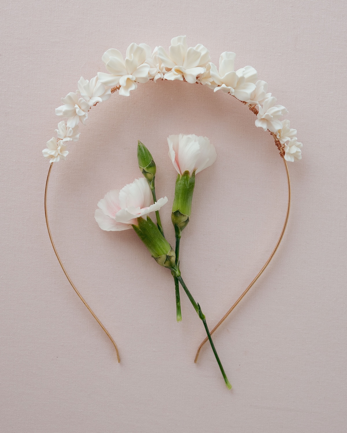 Blumen Krone passend zu Blumen Ohrringe VALERIA von Sternenauge