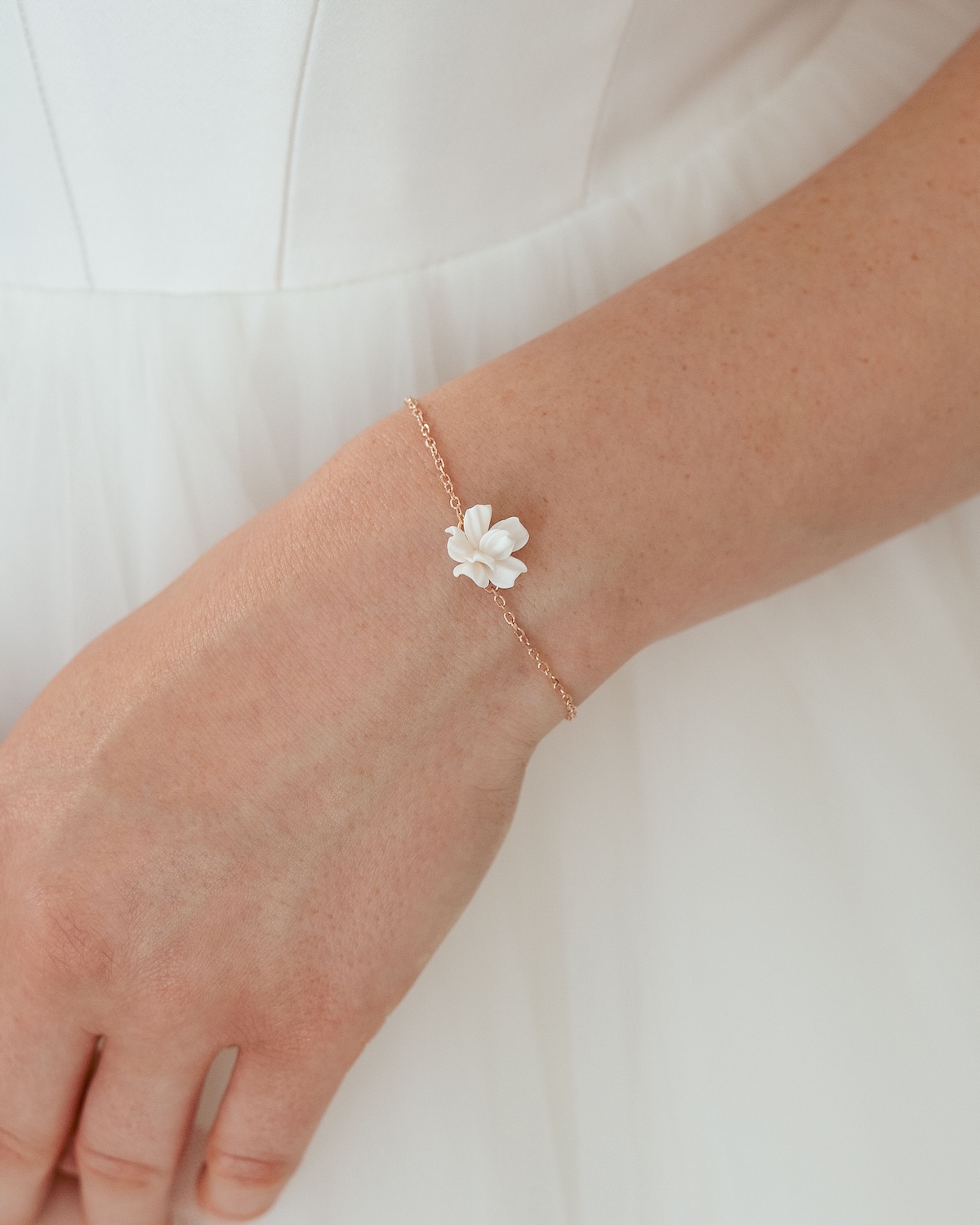 Blumen Armband passend zu Blumen Ohrstecker VALERIA Sternenauge