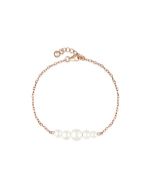 Roségoldfarbenes Muschelperlen Armband ANNOUK von Sternenauge