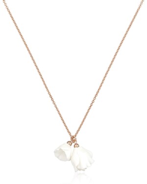 Roségoldfarbene Blumen Anhänger Kette LEXI von Sternenauge