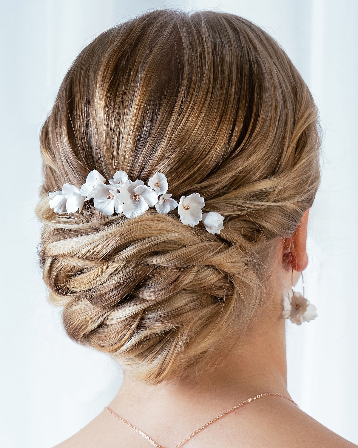 Sternenauge Haaraaccessoires mit weißen Blumen LEXI