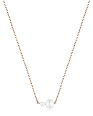 Roségoldfarbene Perlenkette LEONIE III von Sternenauge