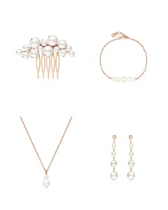 Brautschmuck-Set ANNOUK mit Muschelperlen von Sternenauge