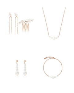 Sternenauge Schmuck-Set mit Perlen NORA