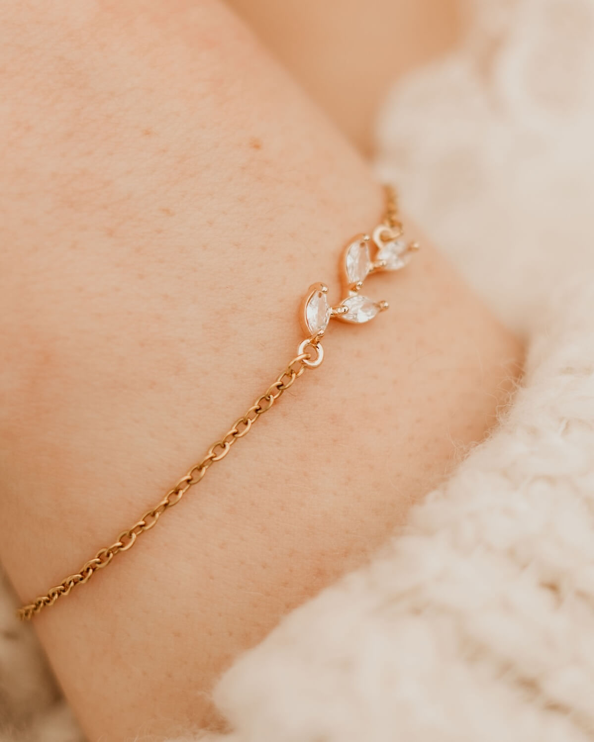 Zirkonia Armband aus Schmuck-Set JASMIN von Sternenauge