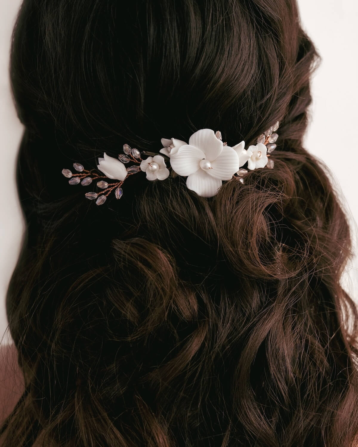 Sternenauge Haarkamm Statement Piece ALBA in Brautfrisur Set